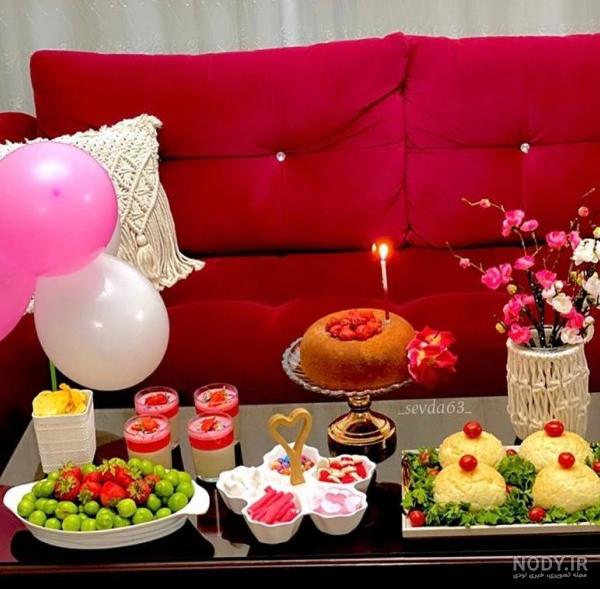 عکس سفره تولد