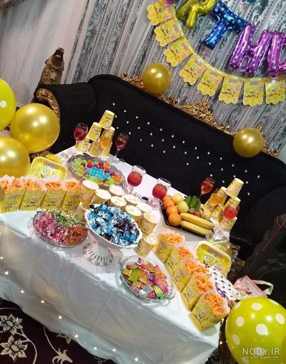 عکس سفره تولد ساده عکس سفره تولد ساده