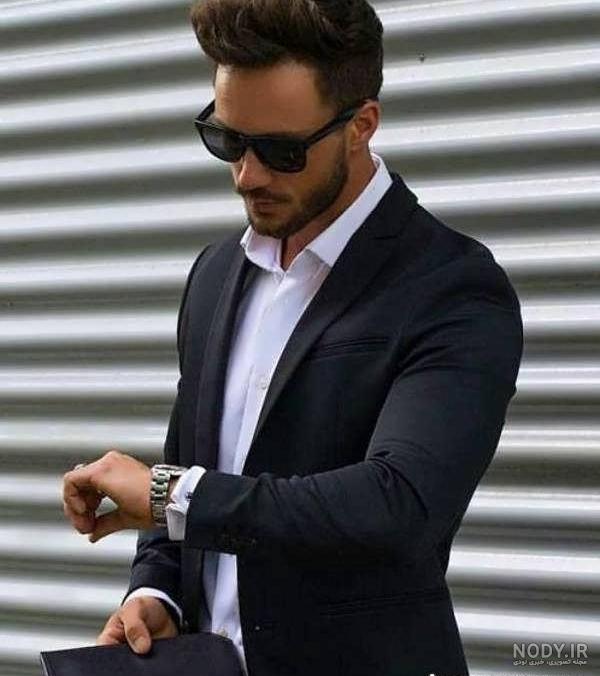  عکس پسر با عینک دودی برای پروفایل