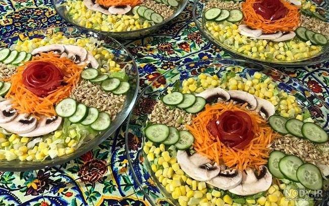 تزیین غذا ساده 1401 | عکس سفره شام ساده | تزیین سفره غذا برای ...