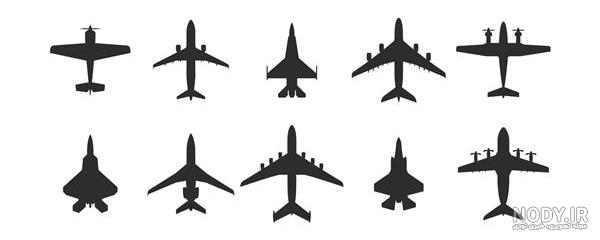 دانلود مجموعه طرح های وکتور هواپیما Airplane Vector
