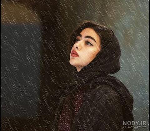 عکس دختر تنها تو بارون - عکس نودی عکس دختر تنها تو بارون - عکس نودی