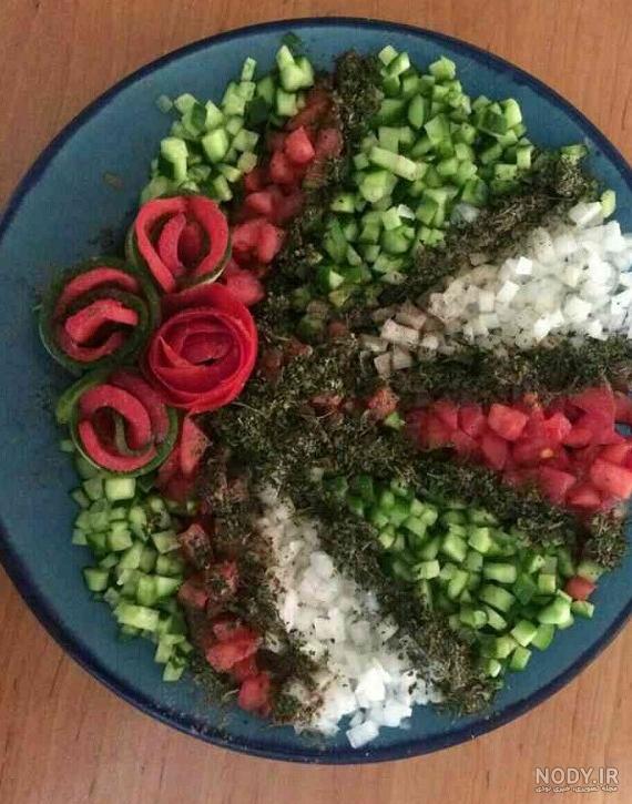 عکس دیزاین بشقاب غذا