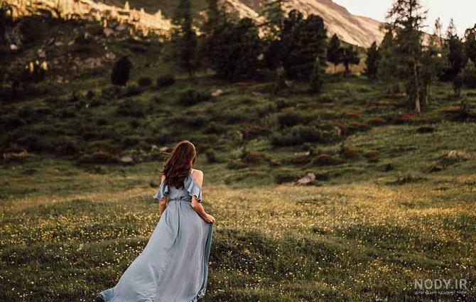 عکس زیبای دختر در طبیعت عکس زیبای دختر در طبیعت