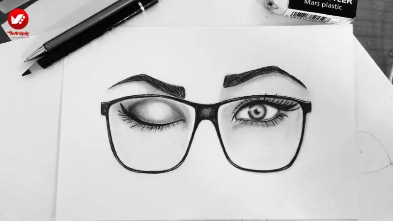 عکس عینک نقاشی