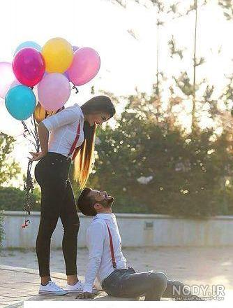 عکس ژست تولد دونفره