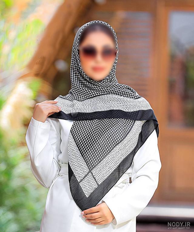 مدل بستن روسری بزرگ با حجاب + بهترین مدل ها برای بستن روسری بزرگ ...