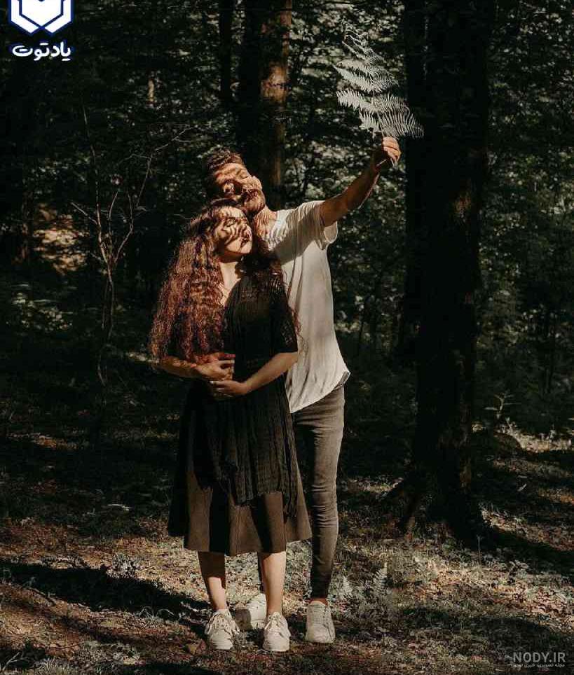 ژست عکس تولد دخترانه بزرگسال لاکچری با کیک در طبیعت و خانه