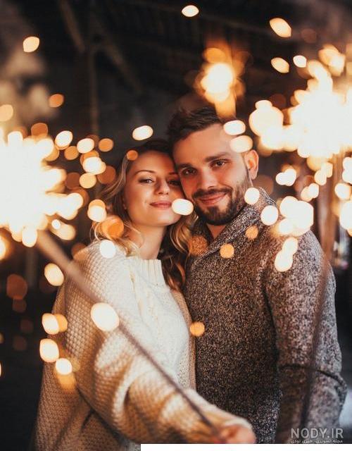 ژست عکس تولد در طبیعت دونفره ❤️ [ بهترین تصاویر ]