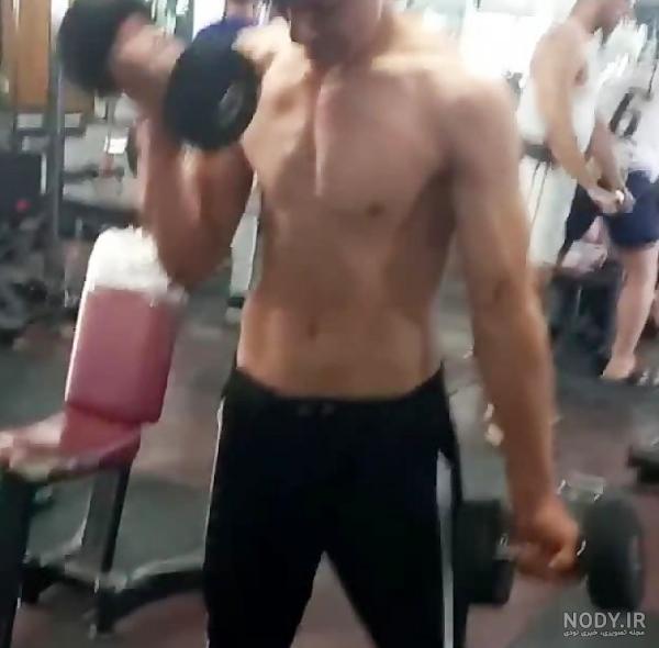 عکس پسر بدنساز بدون چهره