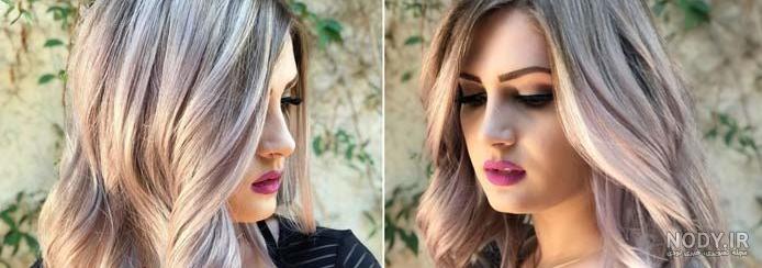 انواع رنگ موی شامپاینی