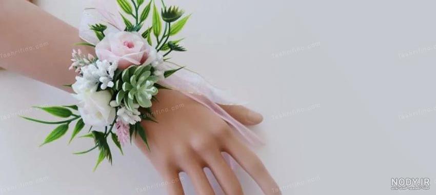 عکس دستبند گل طلا عکس دستبند گل طلا