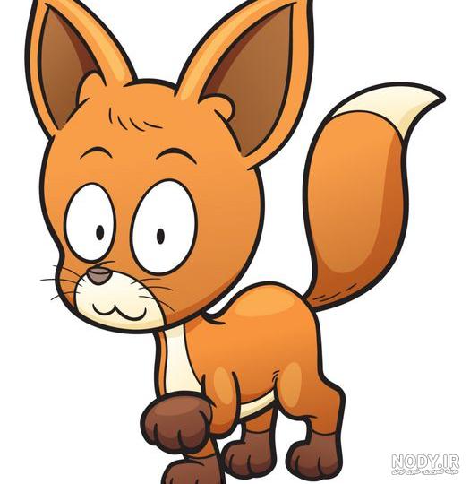 عکس روباه کارتونی زیبا