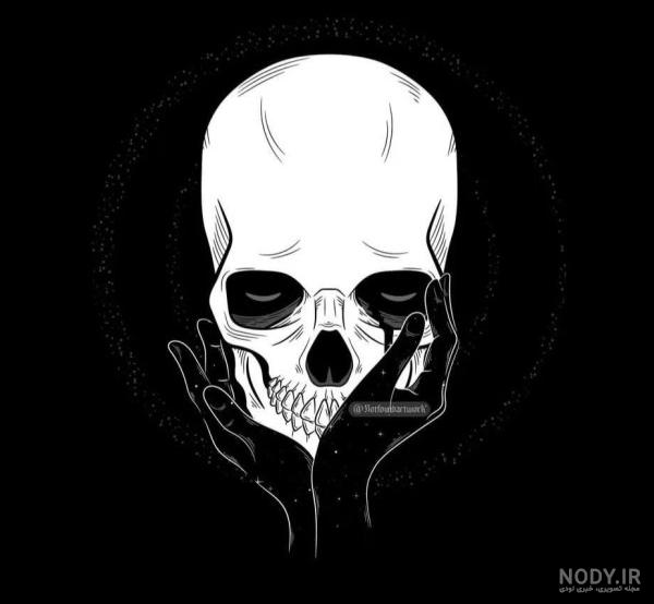 عکس سیاه اسکلت