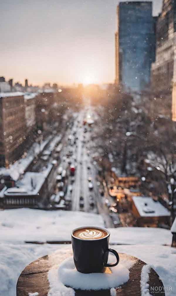 عکس عاشقانه زمستانی بدون متن