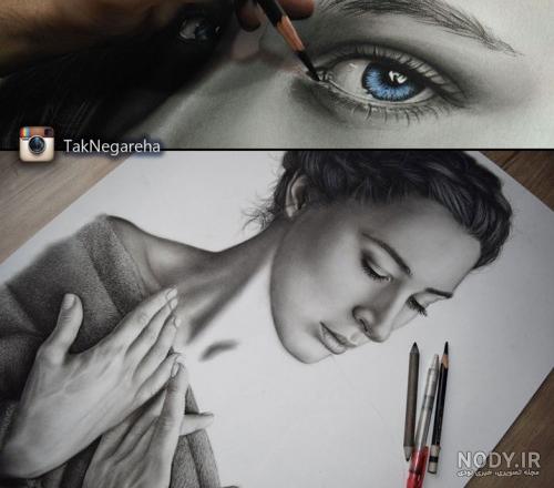 عکس چهره برای نقاشی سیاه قلم - کامل (مولیزی)