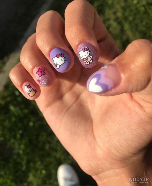 عکس ژله ناخن بچه گانه