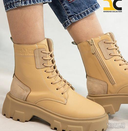 عکس کفش نیم بوت سفید عکس کفش نیم بوت سفید