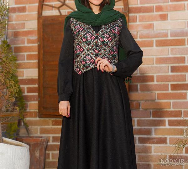 مدل جلیقه و شلوار زنانه + مدل جلیقه پیراهن بلند و سنتی