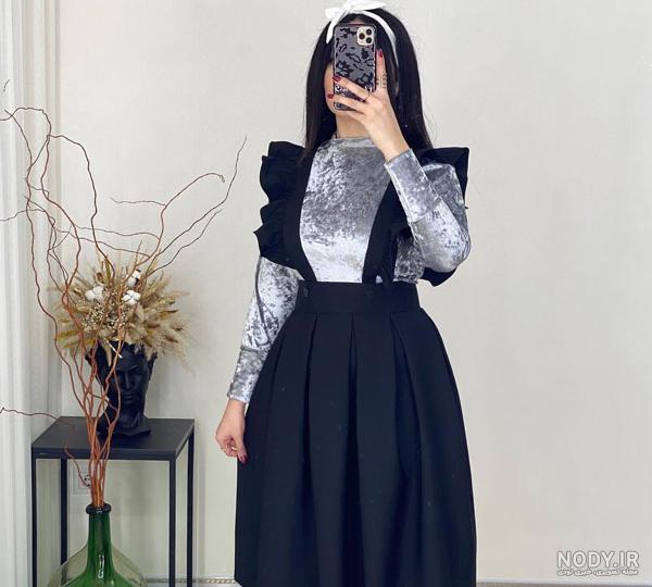 مدل سارافون مجلسی با پارچه چهارخانه مدل سارافون مجلسی با پارچه چهارخانه