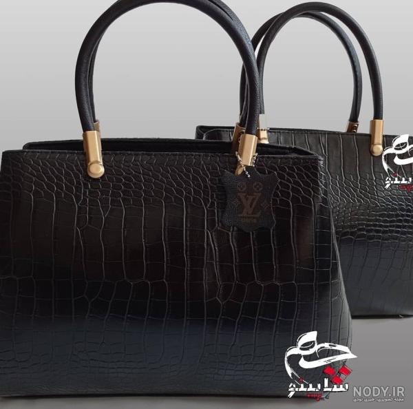 مدل کیف دوشی چرم دست دوز دختراه و زنانه آبی شیک اسپرت