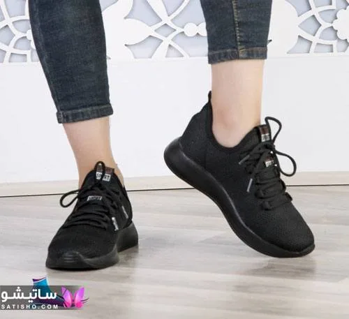کفش اسپرت مشکی دخترانه 99 - ساتیشو