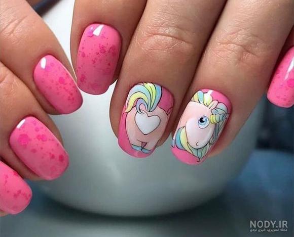 ۷۷ مدل ناخن بچه گانه جدید ۲۰۲۳ ؛ طرح های فانتزی و عروسکی دخترانه ...