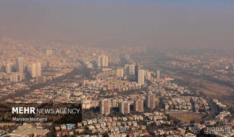 تصاویر آلودگی هوای تهران