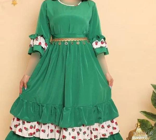 تصاویر ۱۰ مدل پیراهن زنانه بلند خانگی جذاب مد امسال + مدل پیراهن ...