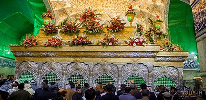 تصاویری خاص از ضریح شش گوشه اباعبدالله (ع) در شب قدر + عکس