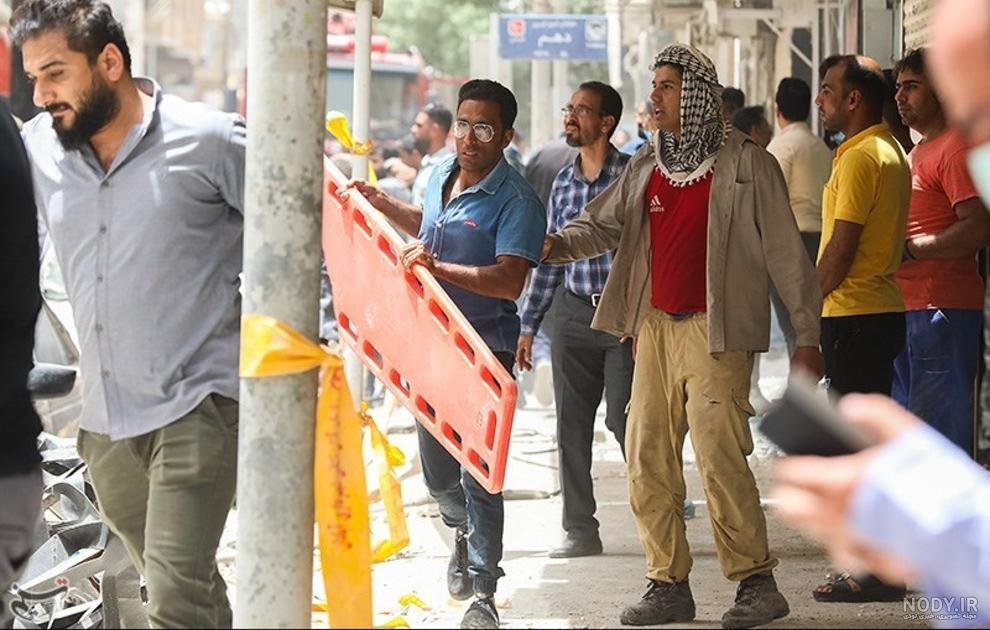 ریزش ساختمان 10 طبقه در آبادان/ 7 کشته تاکنون (+عکس و فیلم)