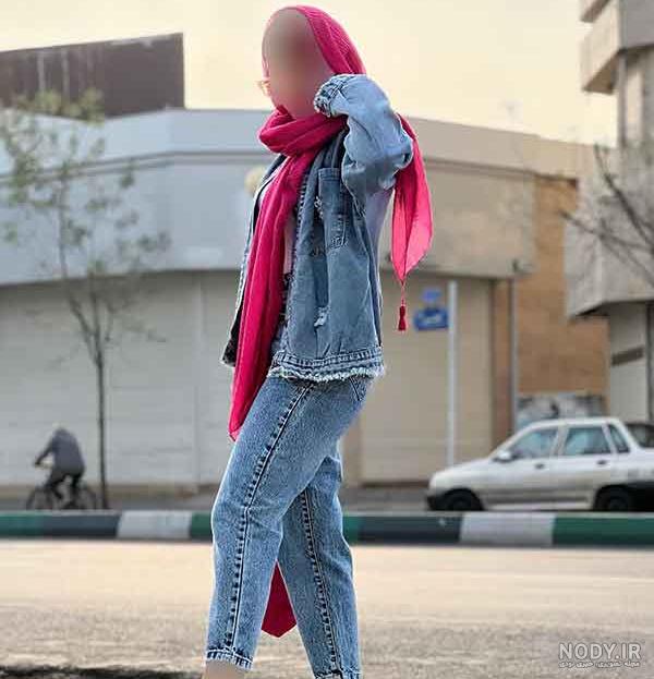 ست بچه گانه بلوز و شلوار لی جین ذغالی و چاپ درجه یک شسته شده ...