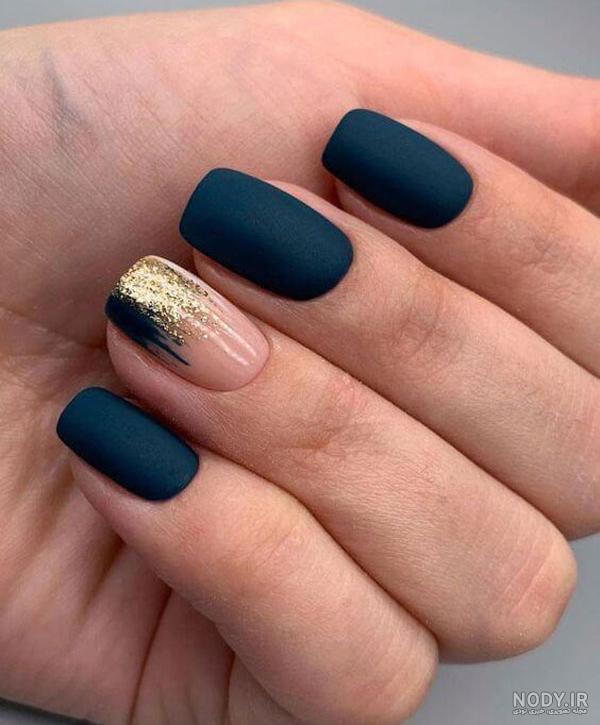 طراحی ناخن کوتاه ساده و شیک + ناخن کوتاه دخترانه