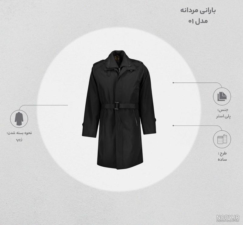 عکس از بارانی مردانه