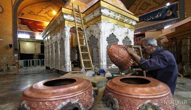 عکس بسیاربا کیفیت ضریح شش گوشه حضرت امام حسین علیه السلام - موسسه ...