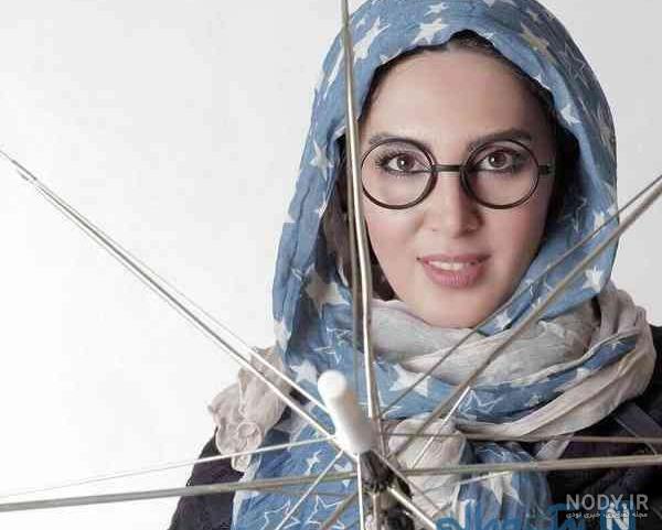 عکس دیده نشده از لیلا بلوکات با چادر در حرم امام رضا