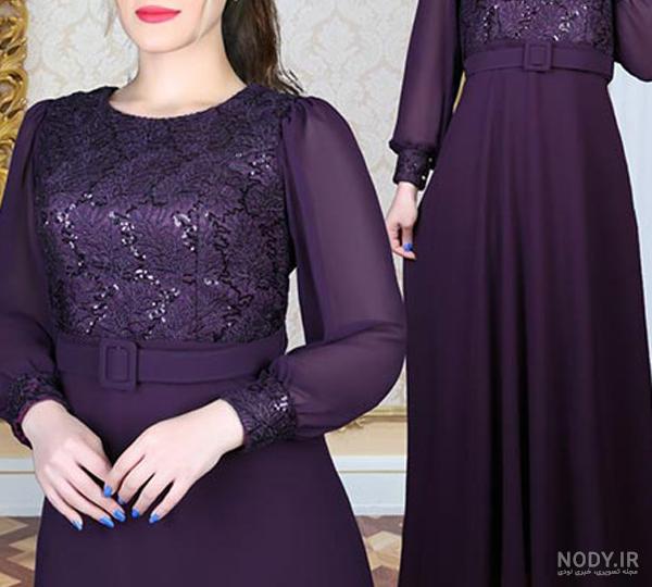 عکس لباس پیراهن بلند مجلسی