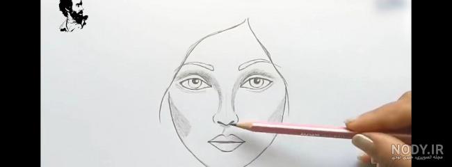 عکس نقاشی دخترانه ساده با مداد سیاه ❤️ [ بهترین تصاویر ]