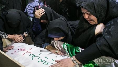 عکس همسر شهید ابراهیم هادی