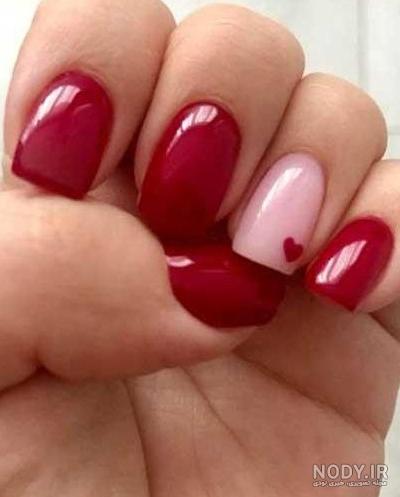 عکس کاشت ناخن طرح دار