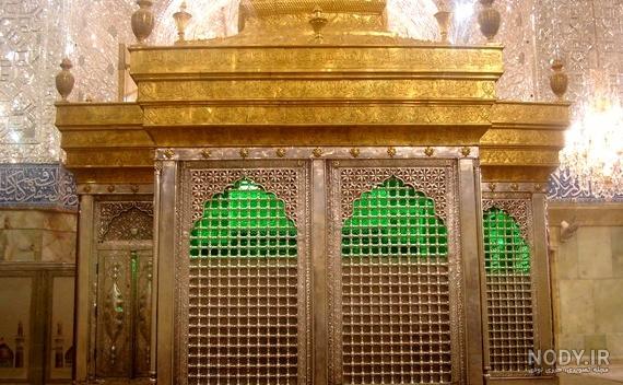 عکس گوشه ضریح امام حسین ❤️ [ بهترین تصاویر ]