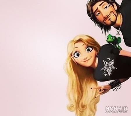 عکس یوجین و گیسو کمند واقعی عکس یوجین و گیسو کمند واقعی