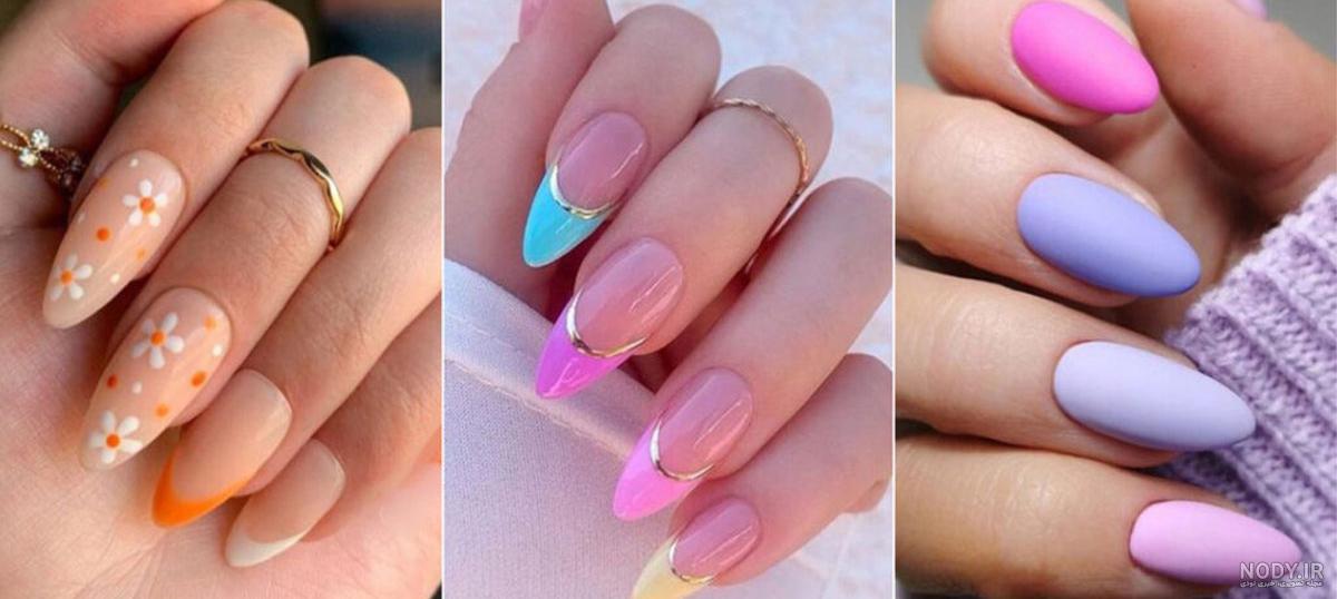 مدل ناخن دخترانه جدید تابستانی مدل ناخن دخترانه جدید تابستانی