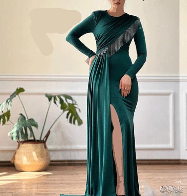 مدل پیراهن ساده و بلند مجلسی + مدل پیراهن زنانه ساده و شیک