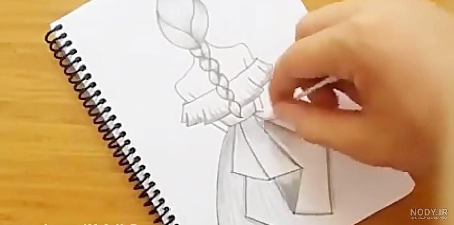 نقاشی فانتزی ساده با مداد سیاه - عکس نودی نقاشی فانتزی ساده با مداد سیاه - عکس نودی