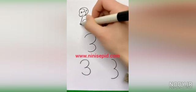 نقاشی کردن بسیار زیبای جغد برای کودکان