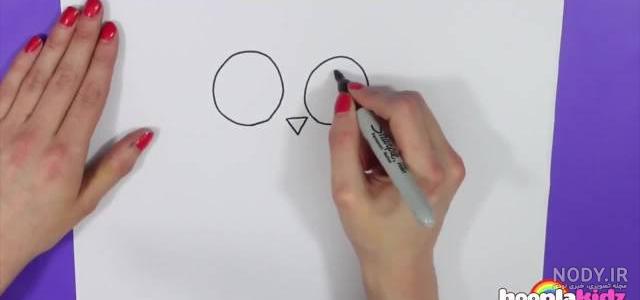 نقاشی کردن بسیار زیبای جغد برای کودکان
