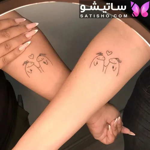 بهترین طرح های تاتو زنانه و دخترانه + تتو های دونفره بهترین طرح های تاتو زنانه و دخترانه + تتو های دونفره