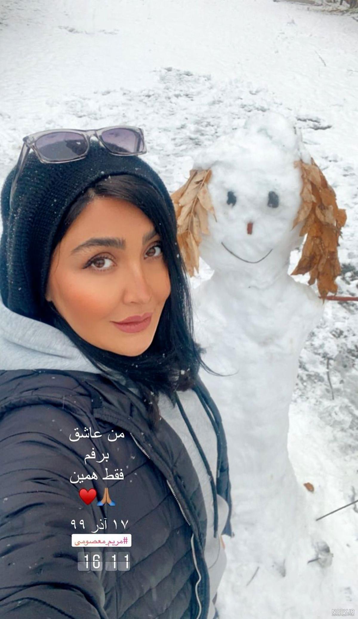 عکس آدم برفی های زیبا در زمستان