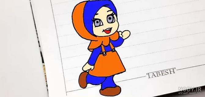 عکس دختر با حجاب بچه گانه - عکس نودی